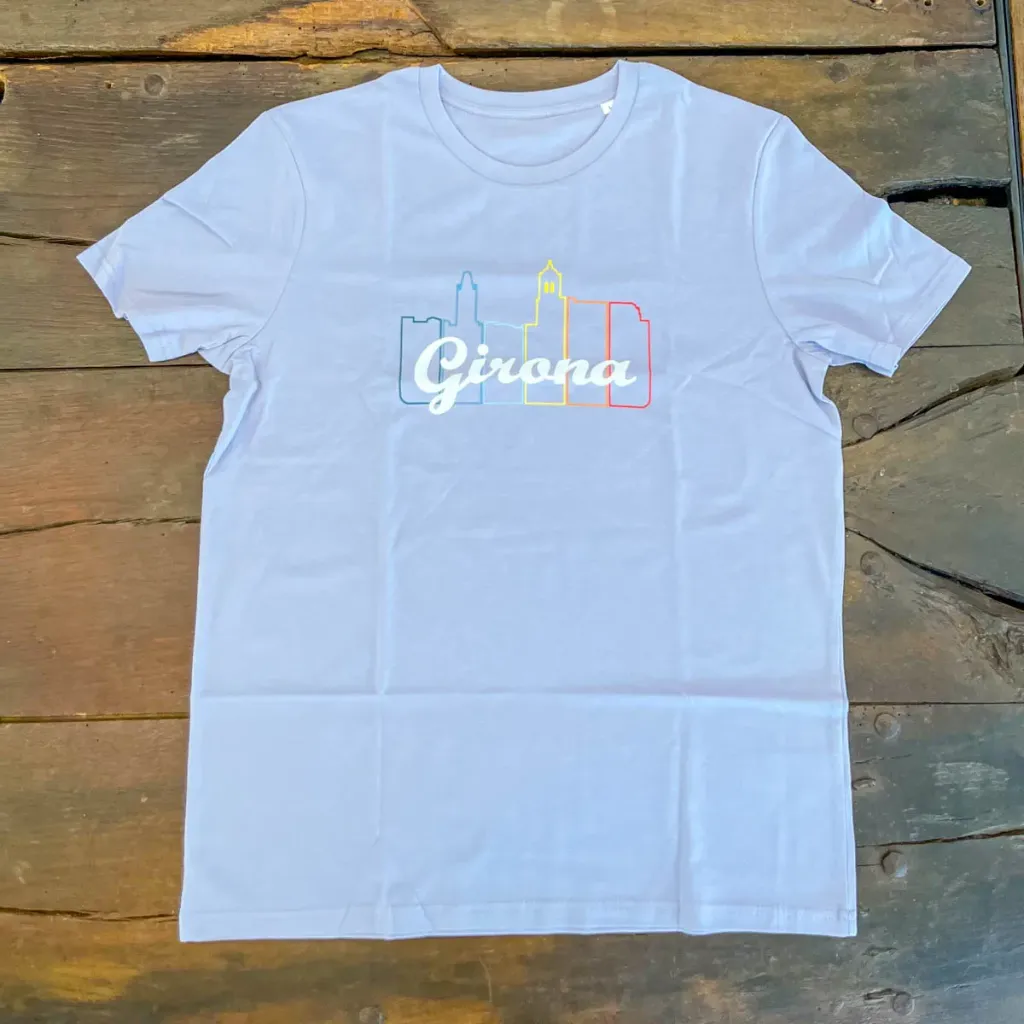 Bikecat Girona Vintage T-Shirt (S, Lavander)