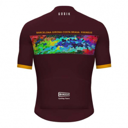 Gaudi Jersey - Barcelona Girona Costa Brava and Pirineus - burgundy men's jersey
