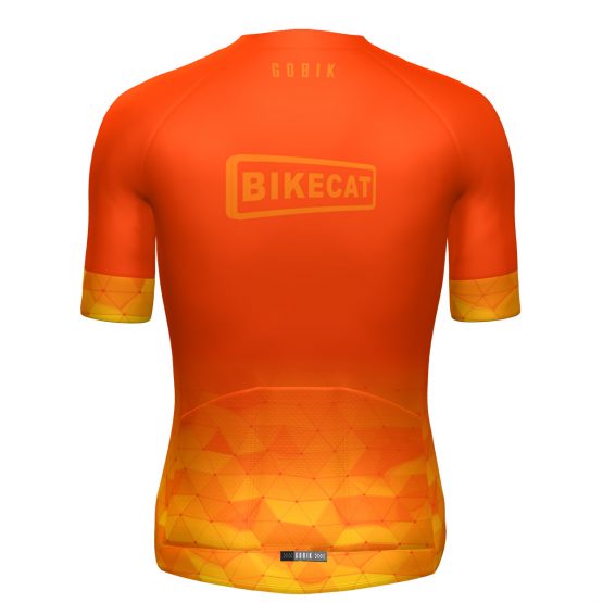Gobik CXPRo jersey - Bikecat HEX15 GIRONA orange - back