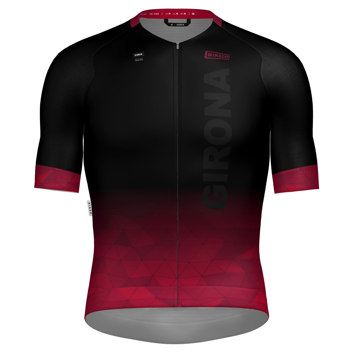 Gobik CXPRo jersey unisex- Bikecat HEX15 Girona Bordeaux - front