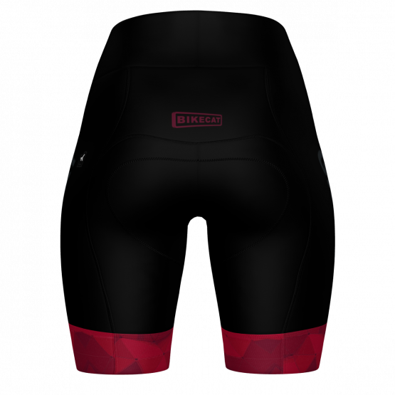 Limited Strapless Shorts - HEX15 GIRONA Bordeaux - Women (back)