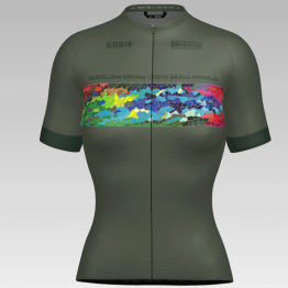 Gaudi Jersey Evergreen womanfront